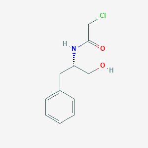 Acetamide, 2-chloro-N-[(1S)-1-(hydroxymethyl)-2-phenylethyl]-