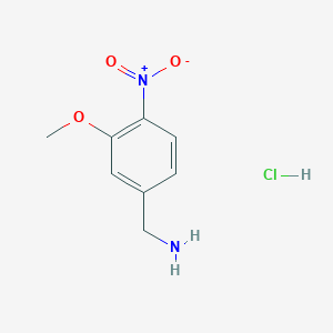 (3-Methoxy-4-nitrophenyl)methanamine;hydrochloride