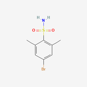 molecular formula C8H10BrNO2S B2553125 4-Bromo-2,6-dimethylbenzene-1-sulfonamide CAS No. 1099660-86-2