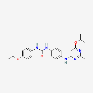 1-(4-Ethoxyphenyl)-3-(4-((6-isopropoxy-2-methylpyrimidin-4-yl)amino)phenyl)urea