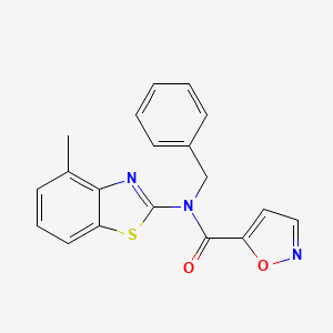 N-benzyl-N-(4-methylbenzo[d]thiazol-2-yl)isoxazole-5-carboxamide