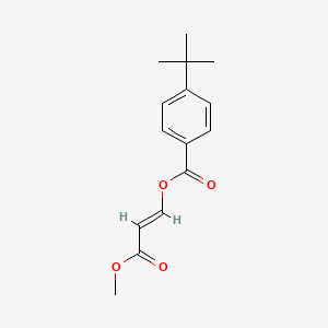 molecular formula C15H18O4 B2553138 methyl (2E)-3-[(E)-4-tert-butylbenzoyloxy]prop-2-enoate CAS No. 478046-88-7