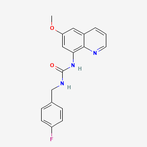 1-(4-Fluorobenzyl)-3-(6-methoxyquinolin-8-yl)urea