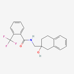 N-((2-hydroxy-1,2,3,4-tetrahydronaphthalen-2-yl)methyl)-2-(trifluoromethyl)benzamide