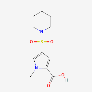 1-methyl-4-(piperidine-1-sulfonyl)-1H-pyrrole-2-carboxylic acid