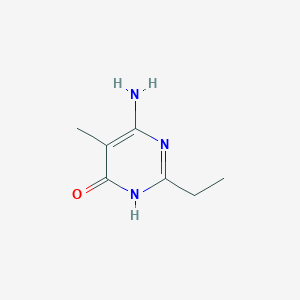 6-Amino-2-ethyl-5-methyl-1,4-dihydropyrimidin-4-one