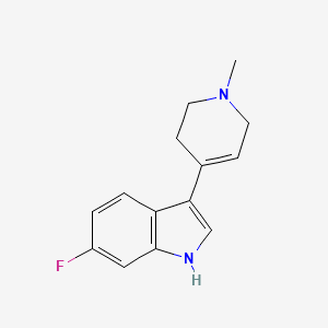 6-Fluoro-3-(1-methyl-1,2,3,6-tetrahydro-4-pyridinyl)-1H-indole