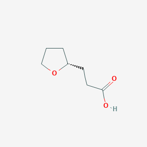 3-[(2R)-oxolan-2-yl]propanoic acid