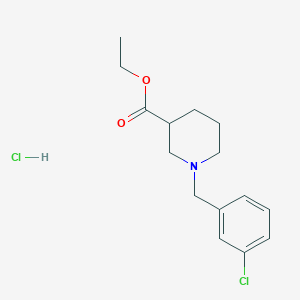 Ethyl 1-(3-chlorobenzyl)piperidine-3-carboxylate hydrochloride