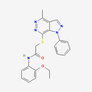 N-(2-ethoxyphenyl)-2-((4-methyl-1-phenyl-1H-pyrazolo[3,4-d]pyridazin-7-yl)thio)acetamide