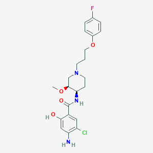 molecular formula C22H27ClFN3O4 B025533 2-O-Desmethyl Cisapride CAS No. 102671-04-5