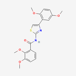 molecular formula C20H20N2O5S B2553301 N-(4-(2,5-dimethoxyphenyl)thiazol-2-yl)-2,3-dimethoxybenzamide CAS No. 922661-83-4