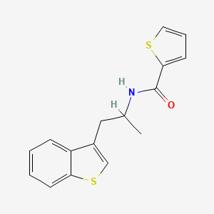 N-(1-(benzo[b]thiophen-3-yl)propan-2-yl)thiophene-2-carboxamide