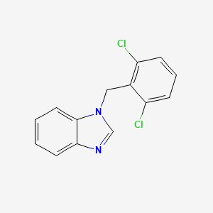 1-[(2,6-dichlorophenyl)methyl]-1H-1,3-benzodiazole
