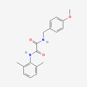 molecular formula C18H20N2O3 B2553372 N1-(2,6-dimethylphenyl)-N2-(4-methoxybenzyl)oxalamide CAS No. 872203-07-1