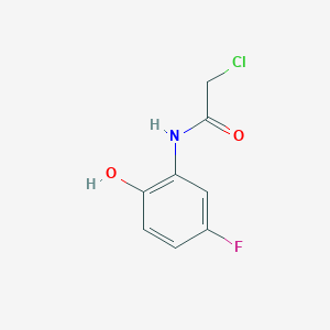 2-chloro-N-(5-fluoro-2-hydroxyphenyl)acetamide