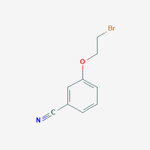 molecular formula C9H8BrNO B2553376 3-(2-Bromoethoxy)benzonitrile CAS No. 210963-61-4