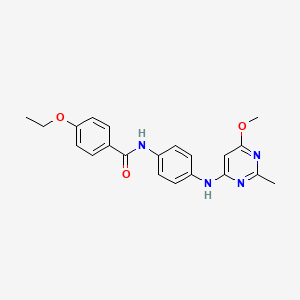4-ethoxy-N-(4-((6-methoxy-2-methylpyrimidin-4-yl)amino)phenyl)benzamide