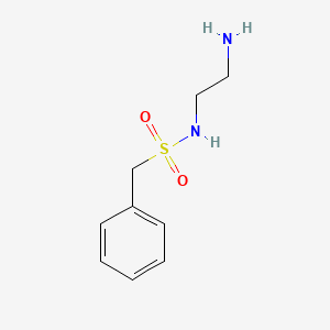 molecular formula C9H14N2O2S B2553412 N-(2-aminoethyl)-1-phenylmethanesulfonamide CAS No. 190257-50-2
