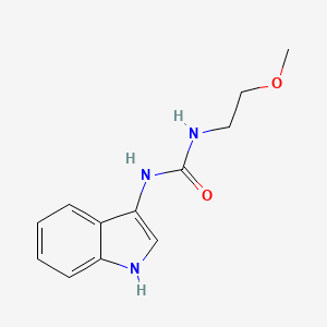 B2553463 1-(1H-indol-3-yl)-3-(2-methoxyethyl)urea CAS No. 941878-92-8