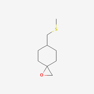 B2553483 6-(Methylsulfanylmethyl)-1-oxaspiro[2.5]octane CAS No. 2248350-50-5