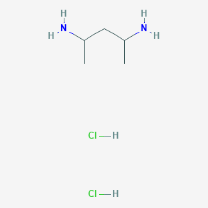molecular formula C5H16Cl2N2 B2553492 Pentane-2,4-diamine;dihydrochloride CAS No. 34998-96-4