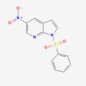 5-nitro-1-(phenylsulfonyl)-1H-pyrrolo[2,3-b]pyridine