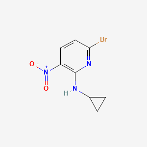 6-Bromo-2-cyclopropylamino-3-nitropyridine