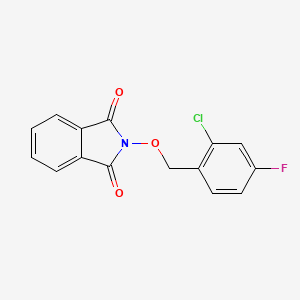 2-[(2-Chloro-4-fluorophenyl)methoxy]isoindole-1,3-dione