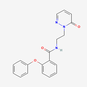 N-(2-(6-oxopyridazin-1(6H)-yl)ethyl)-2-phenoxybenzamide