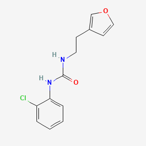 1-(2-Chlorophenyl)-3-(2-(furan-3-yl)ethyl)urea
