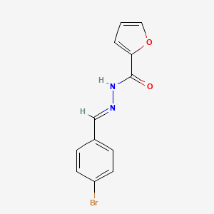 (E)-N'-(4-bromobenzylidene)furan-2-carbohydrazide