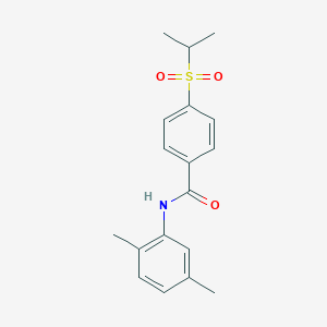 N-(2,5-dimethylphenyl)-4-(isopropylsulfonyl)benzamide