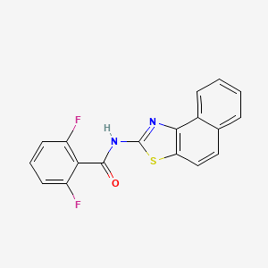 N-benzo[e][1,3]benzothiazol-2-yl-2,6-difluorobenzamide