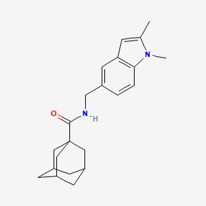 molecular formula C22H28N2O B2553578 N-[(1,2-dimethyl-1H-indol-5-yl)methyl]adamantane-1-carboxamide CAS No. 852137-08-7