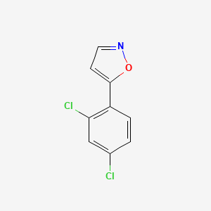 B2553579 5-(2,4-Dichlorophenyl)isoxazole CAS No. 260973-78-2; 76344-98-4