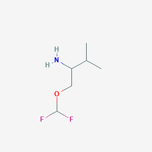 1-(Difluoromethoxy)-3-methylbutan-2-amine