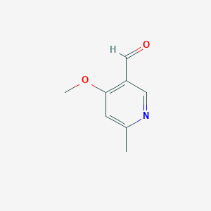 molecular formula C8H9NO2 B2553627 4-Methoxy-6-methylpyridine-3-carbaldehyde CAS No. 1256823-25-2