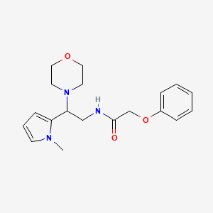 N-(2-(1-methyl-1H-pyrrol-2-yl)-2-morpholinoethyl)-2-phenoxyacetamide