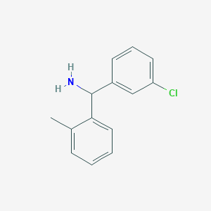(3-Chlorophenyl)(o-tolyl)methanamine