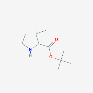 Tert-butyl 3,3-dimethylpyrrolidine-2-carboxylate