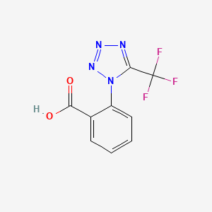 2-[5-(Trifluoromethyl)tetrazol-1-yl]benzoic acid