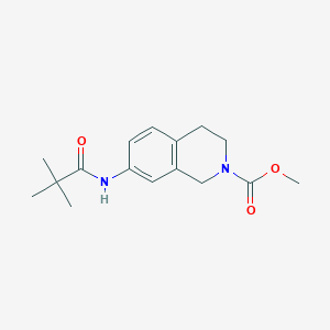 methyl 7-pivalamido-3,4-dihydroisoquinoline-2(1H)-carboxylate