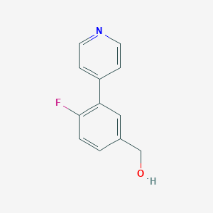 (4-Fluoro-3-(pyridin-4-yl)phenyl)methanol