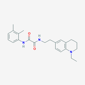 molecular formula C23H29N3O2 B2553676 N1-(2,3-二甲基苯基)-N2-(2-(1-乙基-1,2,3,4-四氢喹啉-6-基)乙基)草酰胺 CAS No. 955610-64-7