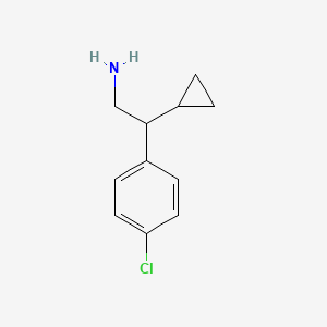 2-(4-Chlorophenyl)-2-cyclopropylethanamine