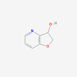 molecular formula C7H7NO2 B025537 2,3-Dihydrofuro[3,2-b]pyridin-3-ol CAS No. 107096-01-5