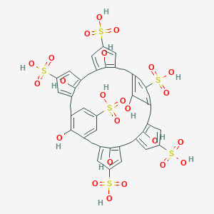 molecular formula C42H36O24S6 B025538 4-磺基杯[6]芳烃水合物 CAS No. 102088-39-1
