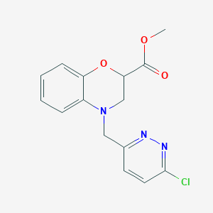 Methyl 4-[(6-chloropyridazin-3-yl)methyl]-2,3-dihydro-1,4-benzoxazine-2-carboxylate