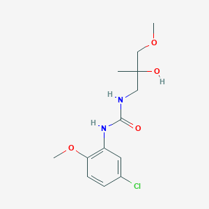 1-(5-Chloro-2-methoxyphenyl)-3-(2-hydroxy-3-methoxy-2-methylpropyl)urea